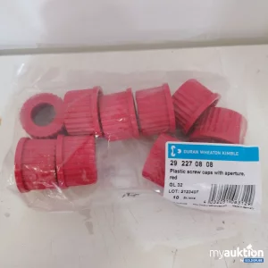 Artikel Nr. 718357: Roth Plastic Screw caps with aperture red 10stk