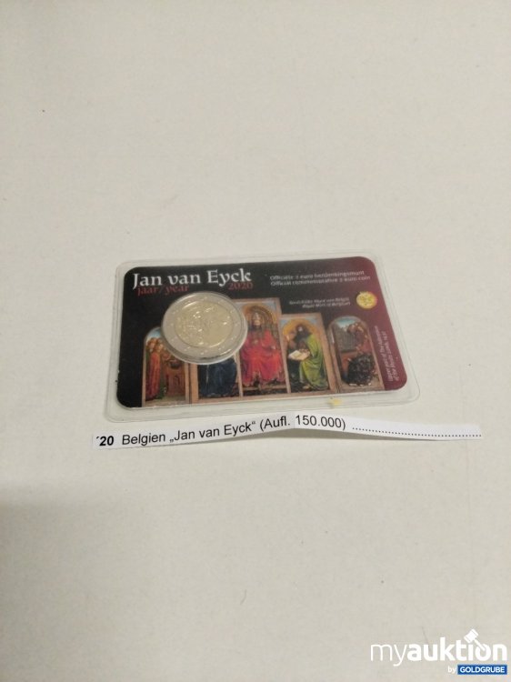 Artikel Nr. 387000: 2 Euro Gedenkmünze "Jan Van Eyck