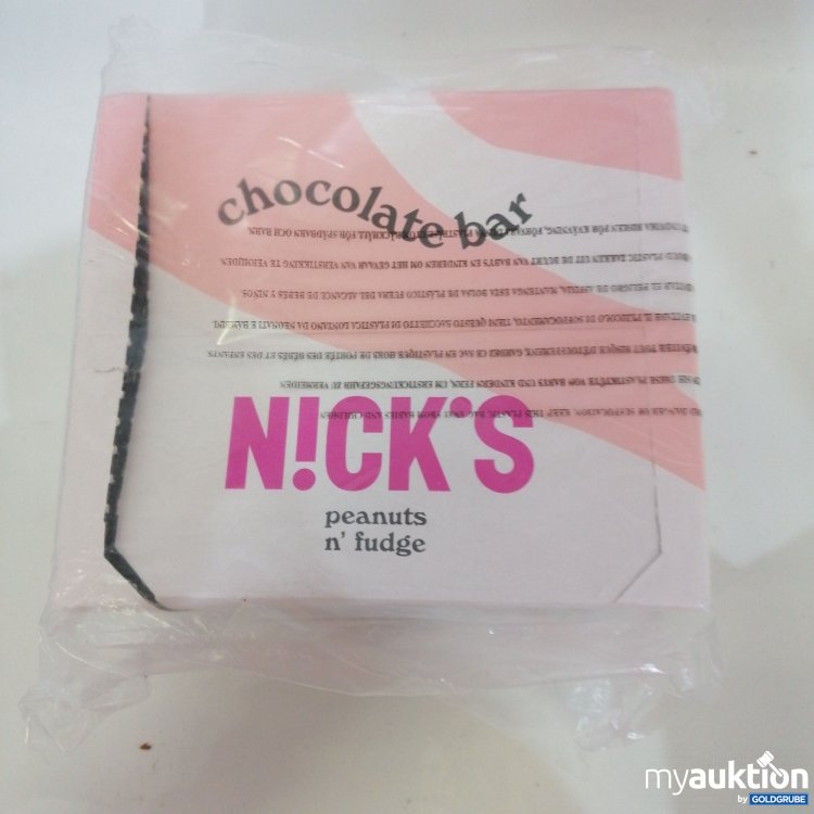 Artikel Nr. 744000: Nicks Chocolate bar Peanuts n'fudge 15 Stk 40g
