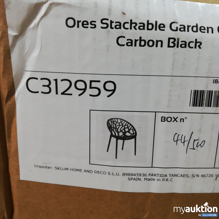 Artikel Nr. 791000: Sklum Ores Stackable Garden Chair Carbon Black 