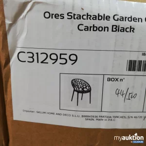 Artikel Nr. 791000: Sklum Ores Stackable Garden Chair Carbon Black 