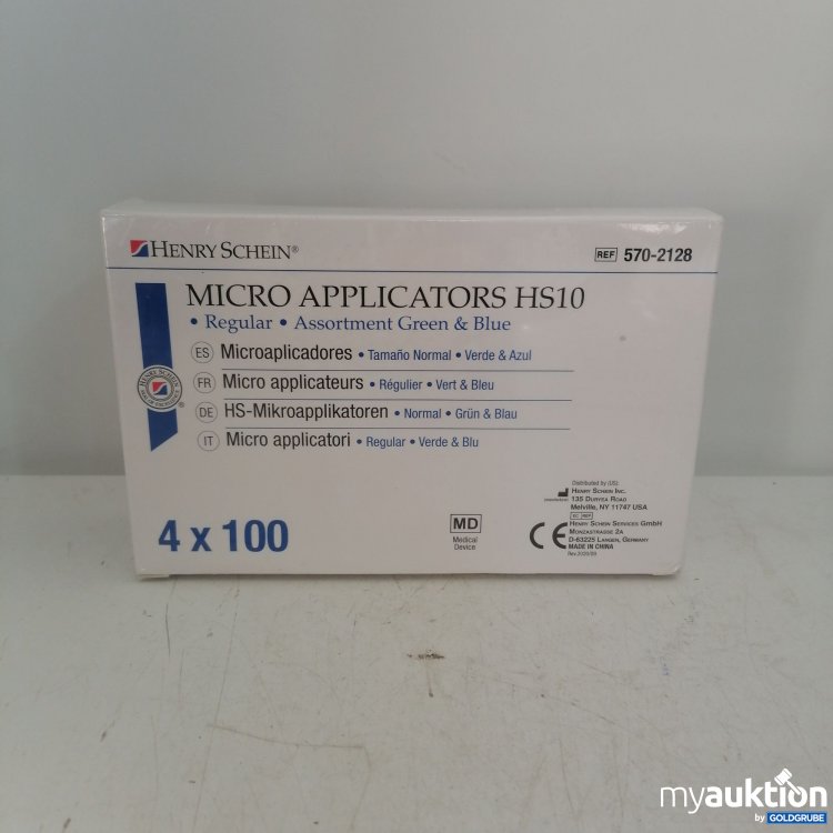 Artikel Nr. 509001: HenrySchein Micro Applicators HS10 4x100