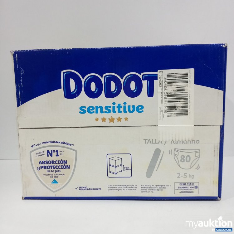 Artikel Nr. 516001: Dodot Sensitiv Windel 2-5 kg 80 Stück 