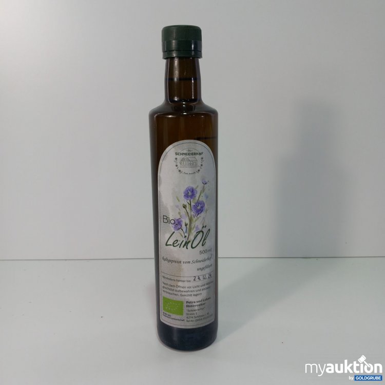 Artikel Nr. 765002: Schneiderhof Bio Leinöl 500ml