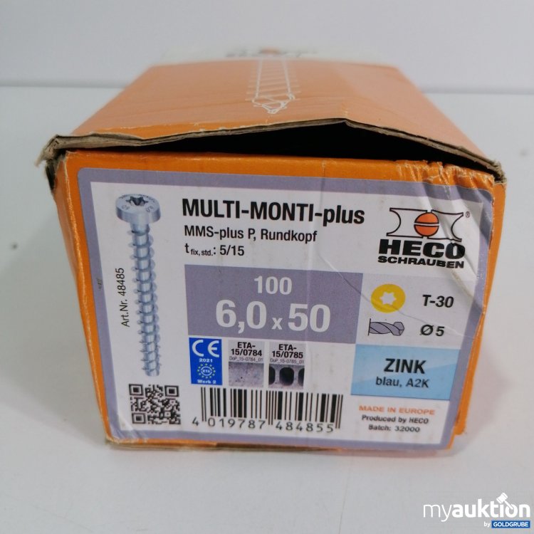 Artikel Nr. 784002: Heco Multi-Monti - plus 6.0x50 100stk 