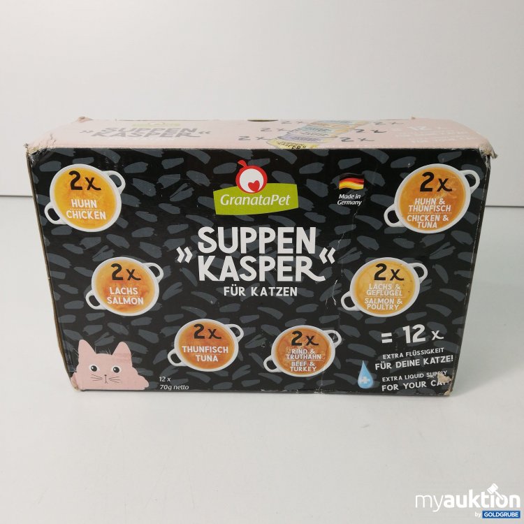 Artikel Nr. 788006: GranataPet Suppen Kasper für Katzen 12x70g