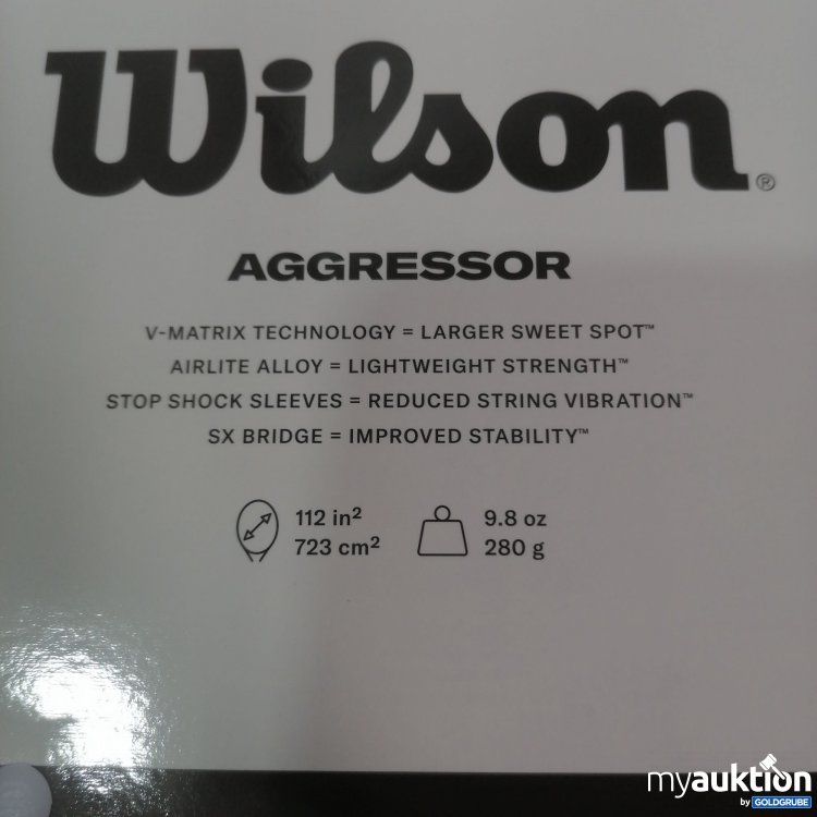 Artikel Nr. 765008: Wilson Aggressor Tennisschläger 