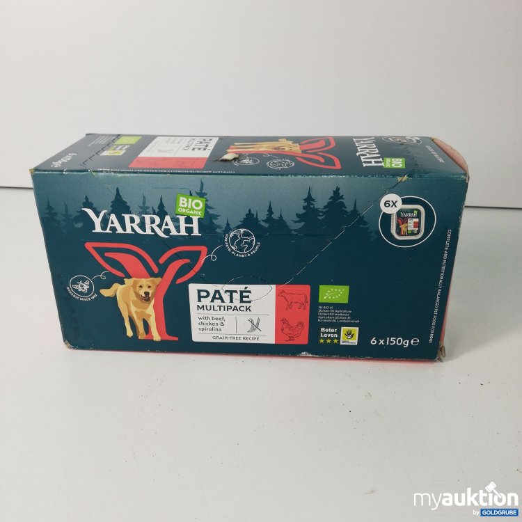 Artikel Nr. 788009: Yarrah Pate Hundefutter 6x150g