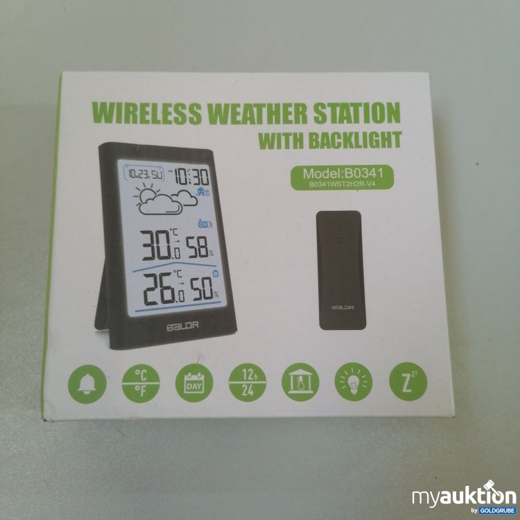 Artikel Nr. 757012: Wireless Weather Station with Backlight 