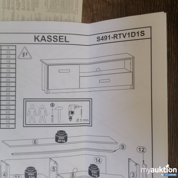 Artikel Nr. 745013: Unterschrank S491-RTV1D1S