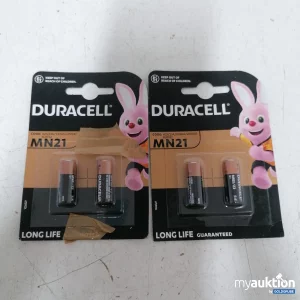 Auktion Duracell Long Life MN21 2stk
