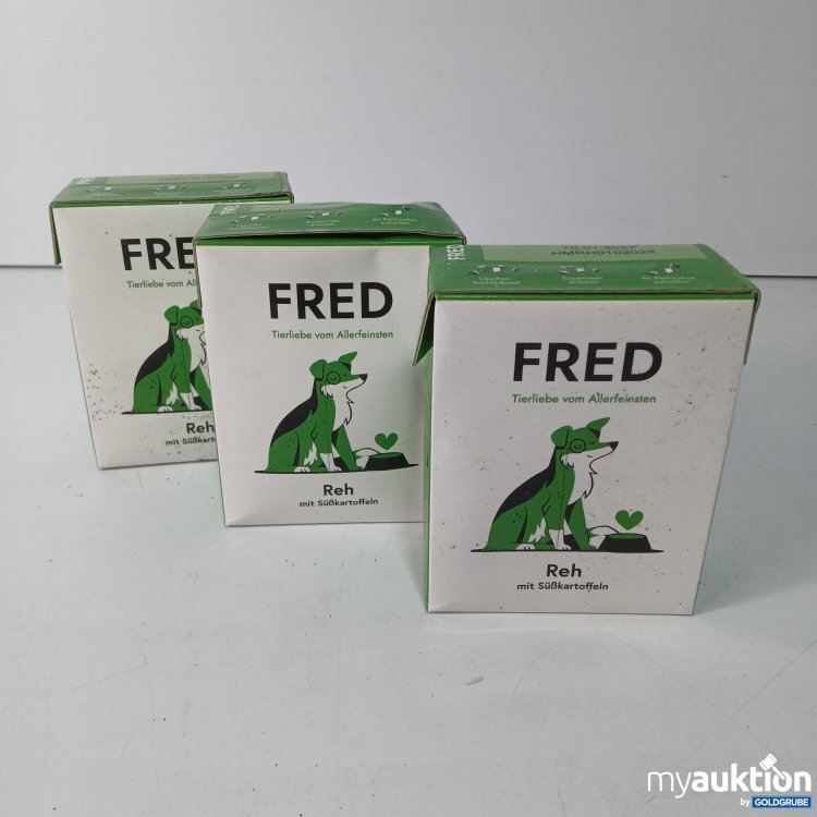 Artikel Nr. 801019: Fred Hundefutter 3x390g