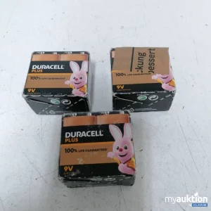 Auktion Duracell Plus 9V 4stk