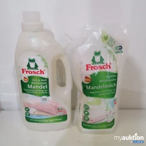 Auktion Frosch Mandel Waschmittel 1.5l und Weichspüler 1l