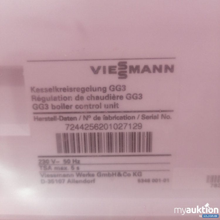 Artikel Nr. 765021: Viessmann Kesselkreisregelung GG3