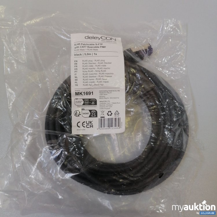 Artikel Nr. 757025: DeleyCON RJ45 Patchcable 5m