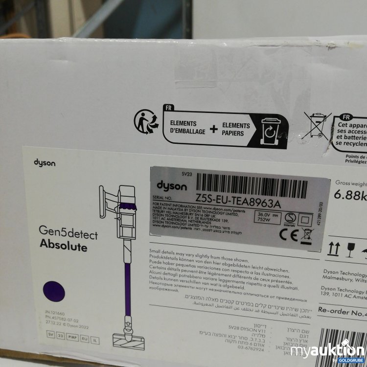 Artikel Nr. 791027: Dyson gen5detect Absolute 