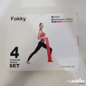 Auktion Fokky Exercise Bands Set 4stk 