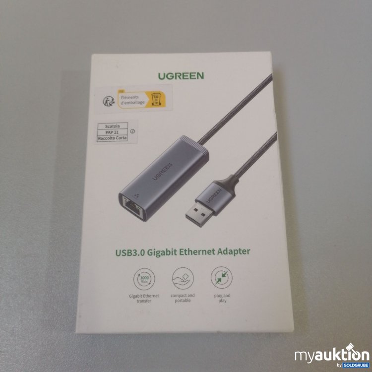 Artikel Nr. 757030: UGreen USB3.0 Gigabit Ethernet Adapter 