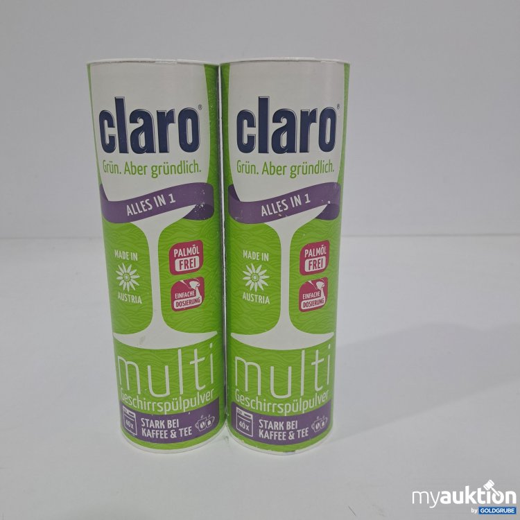 Artikel Nr. 797030: Claro Multi Geschirrspülpulver 2x800g