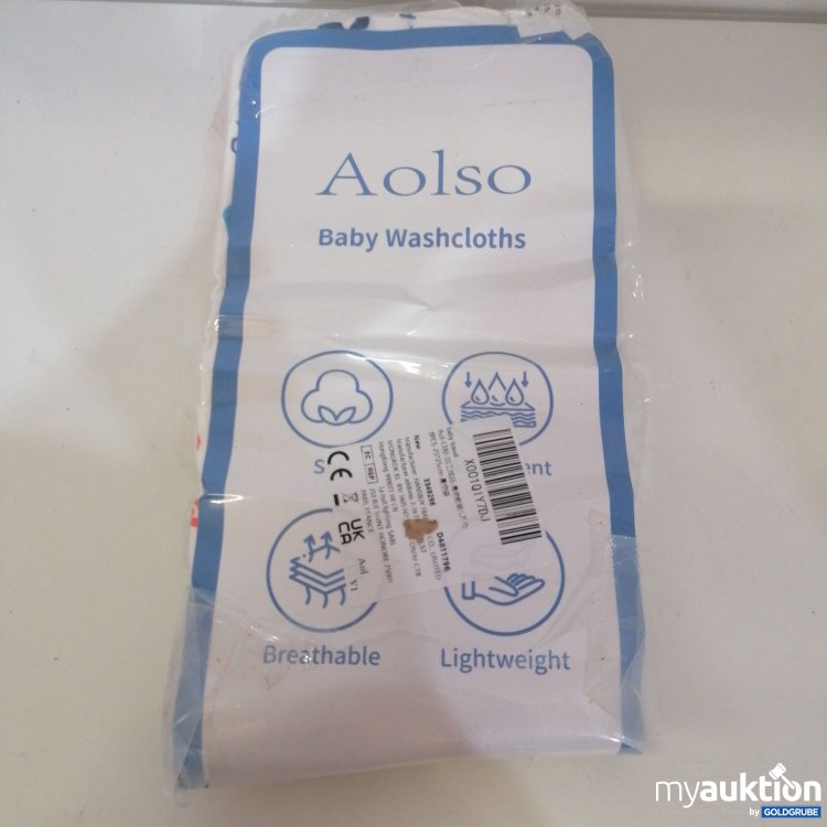 Artikel Nr. 364031: Aolso Baby Washcloths 8x25x25cm 