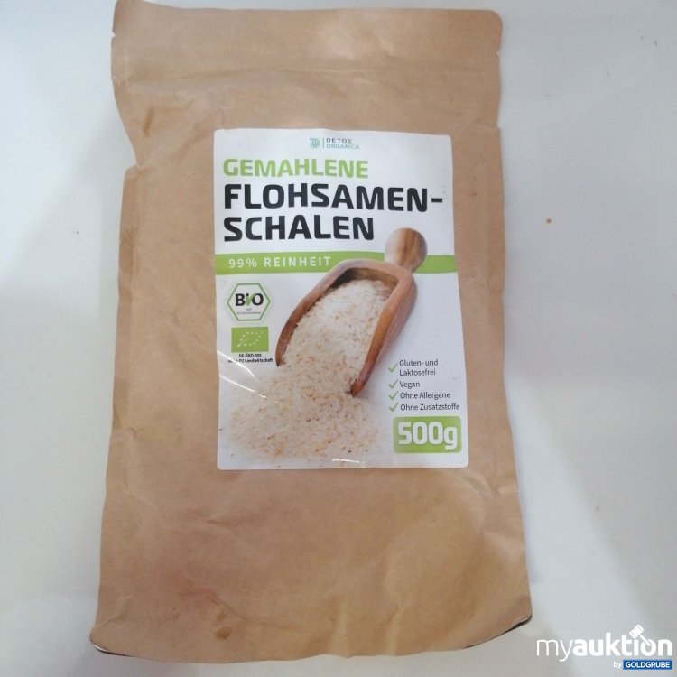 Artikel Nr. 744031: Detox Organcia Gemahlene Flohsamen-Schalen 500g