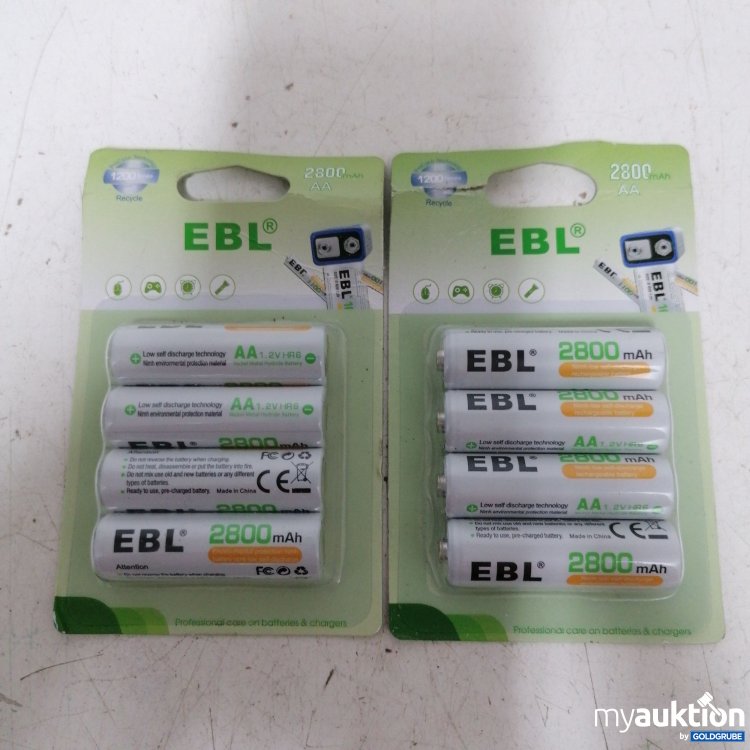 Artikel Nr. 737033: EBL AA 2800mA  Rechargeable Batteries 4stk  