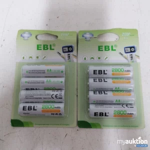 Auktion EBL AA 2800mA  Rechargeable Batteries 4stk  