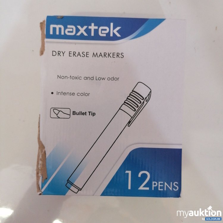 Artikel Nr. 752034: Maxtek Whiteboard-Marker, 12 Stück