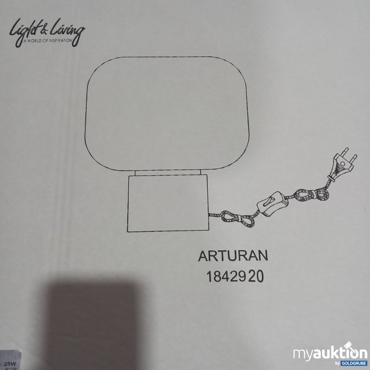 Artikel Nr. 516035: Light&Living Tischlampe Artuean 1842920