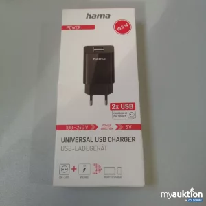 Artikel Nr. 757037: Hama Universal USB Charger 100-240V 