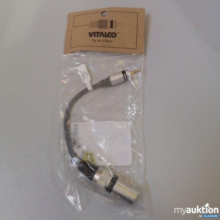 Artikel Nr. 757038: Vitalco Adapter XLR Male 3.5