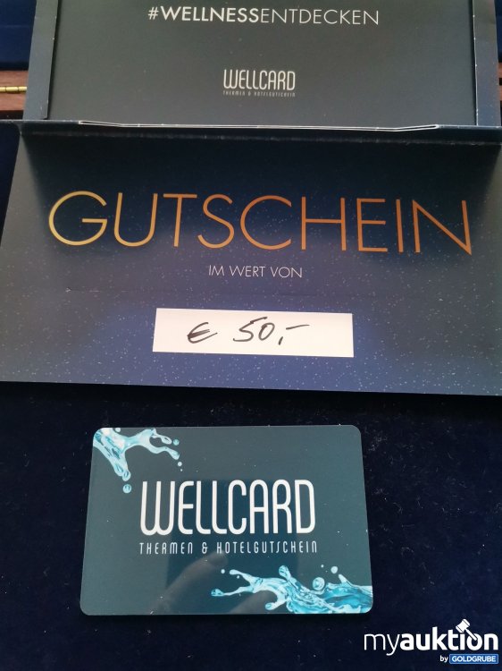 Artikel Nr. 784040: Wellcard Gutschein Wert 50 Euro 