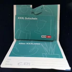 Auktion XXXL Lutz Gutschein Wert 100 Euro 