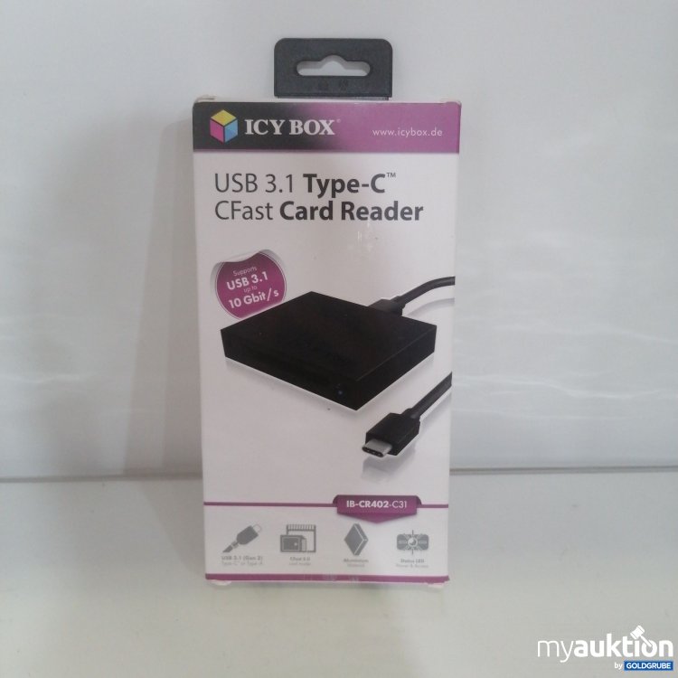 Artikel Nr. 751043: Icy Box USB 3.1 Type-C Card Reader 