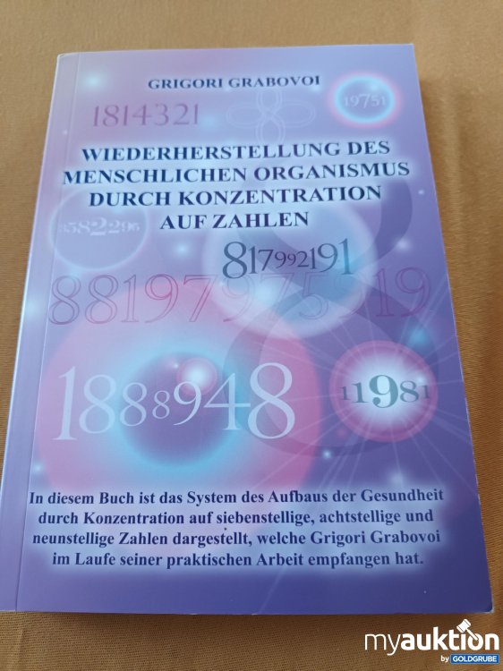 Artikel Nr. 391045: Wiederherstellung des menschlichen Organismus durch Konzentration auf Zahlen 