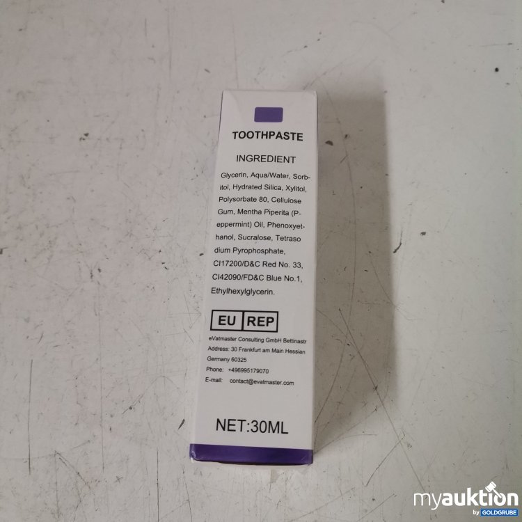 Artikel Nr. 770045: Purple Zahnpasta whitening 30ml 