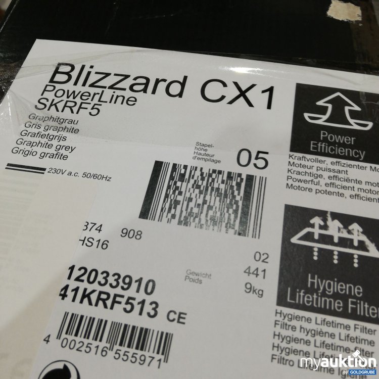 Artikel Nr. 357048: Miele Blizzard CX1 Grau