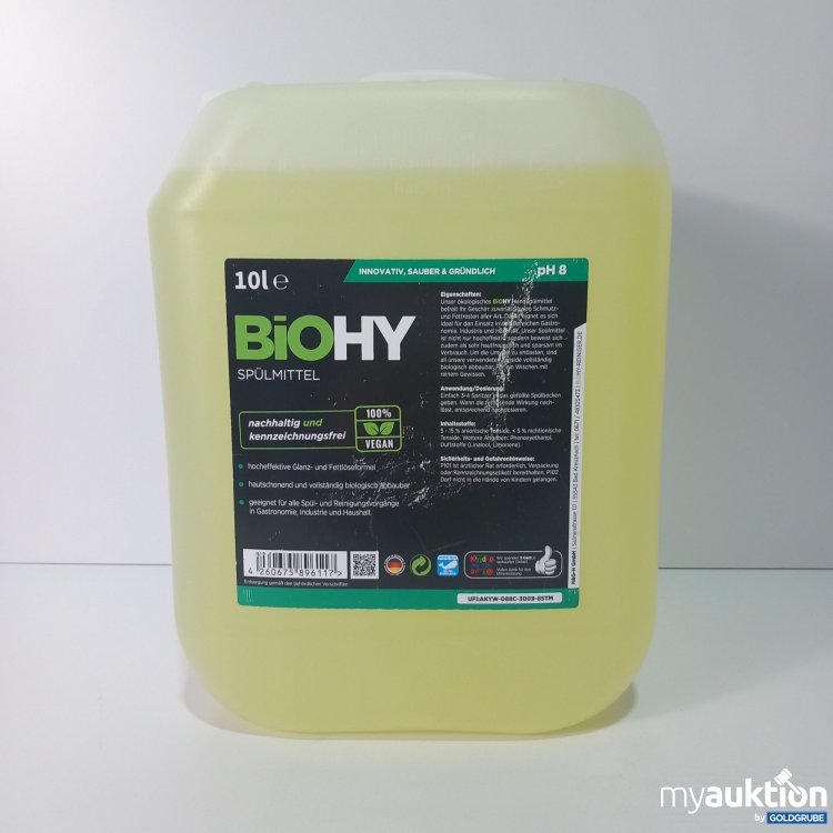 Artikel Nr. 769048: Biohy Spülmittel 10l 