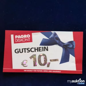 Auktion Pagro Gutschein Wert 10 Euro 