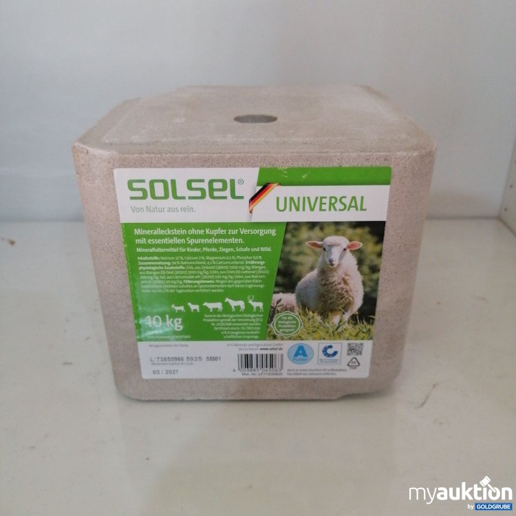 Artikel Nr. 745052: Solsel Universal Mineralleckstein 10kg