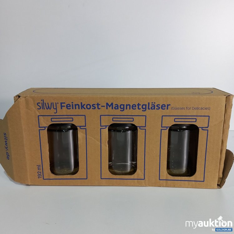 Artikel Nr. 787052: Silwy Feinkost Magnetgläser 192ml 3 Stück 