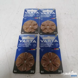 Auktion Vaeta Hearing Aid Batteries 312 6stk 