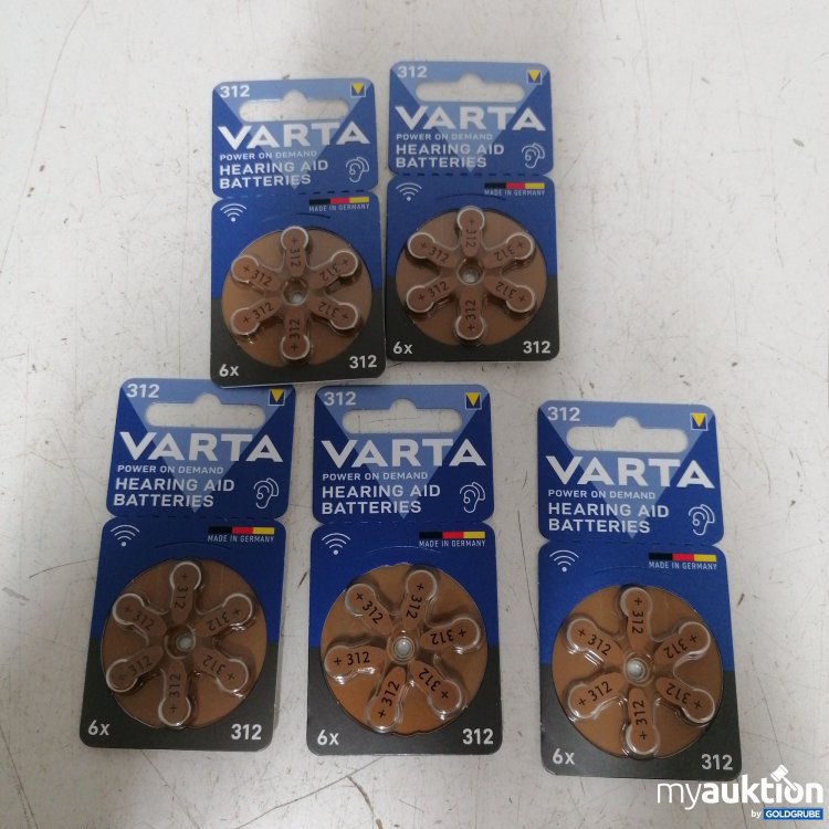 Artikel Nr. 737053: Varta Hearing Aid Batteries 6stk 