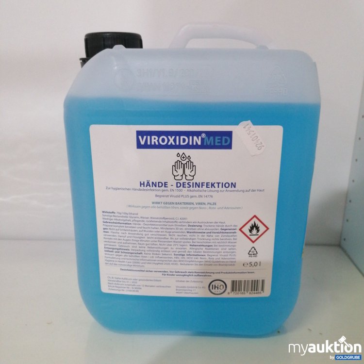 Artikel Nr. 744053: Viroxidin Hände Desinfektion 5l