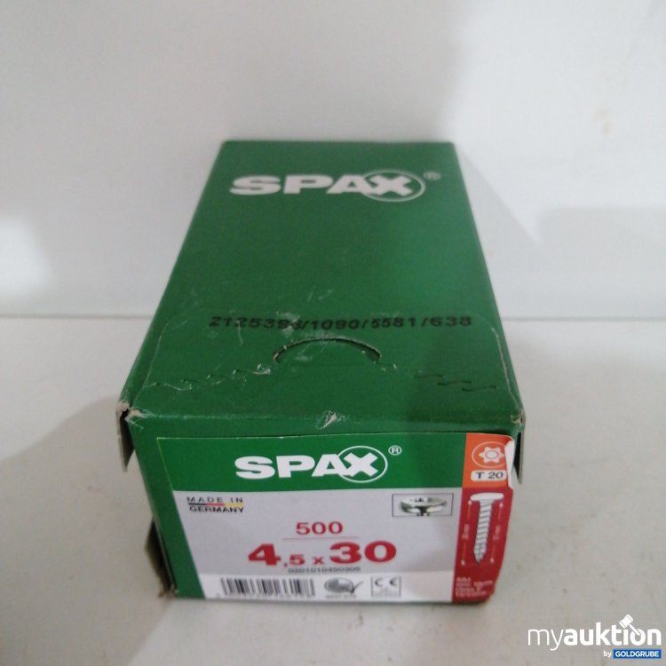 Artikel Nr. 758057: Spax T20 Schrauben 4,5x30 500 Stück 