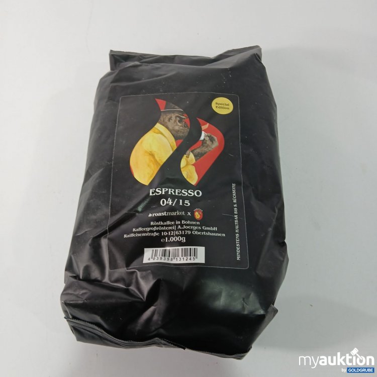 Artikel Nr. 800057: Gorilla Espresso 04/15 Röstkaffee in Bohnen 1000g