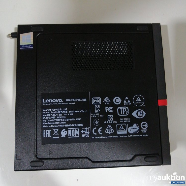 Artikel Nr. 765058: Lenovo Mikrocomputer/ PC11A5 