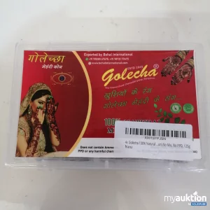 Auktion Golecha natürlicher roter Henna-Kegel 125g 