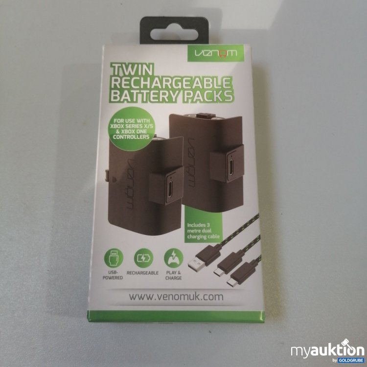 Artikel Nr. 757061: Venom Twin Rechargeable Battery Packs 